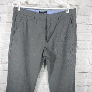 Banana Republic Straight Fit Glen Plaid Pant 35/32